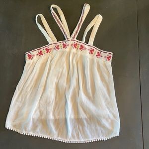 Francesca’s White Tank Top size M
